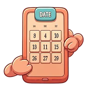 A custom date picker